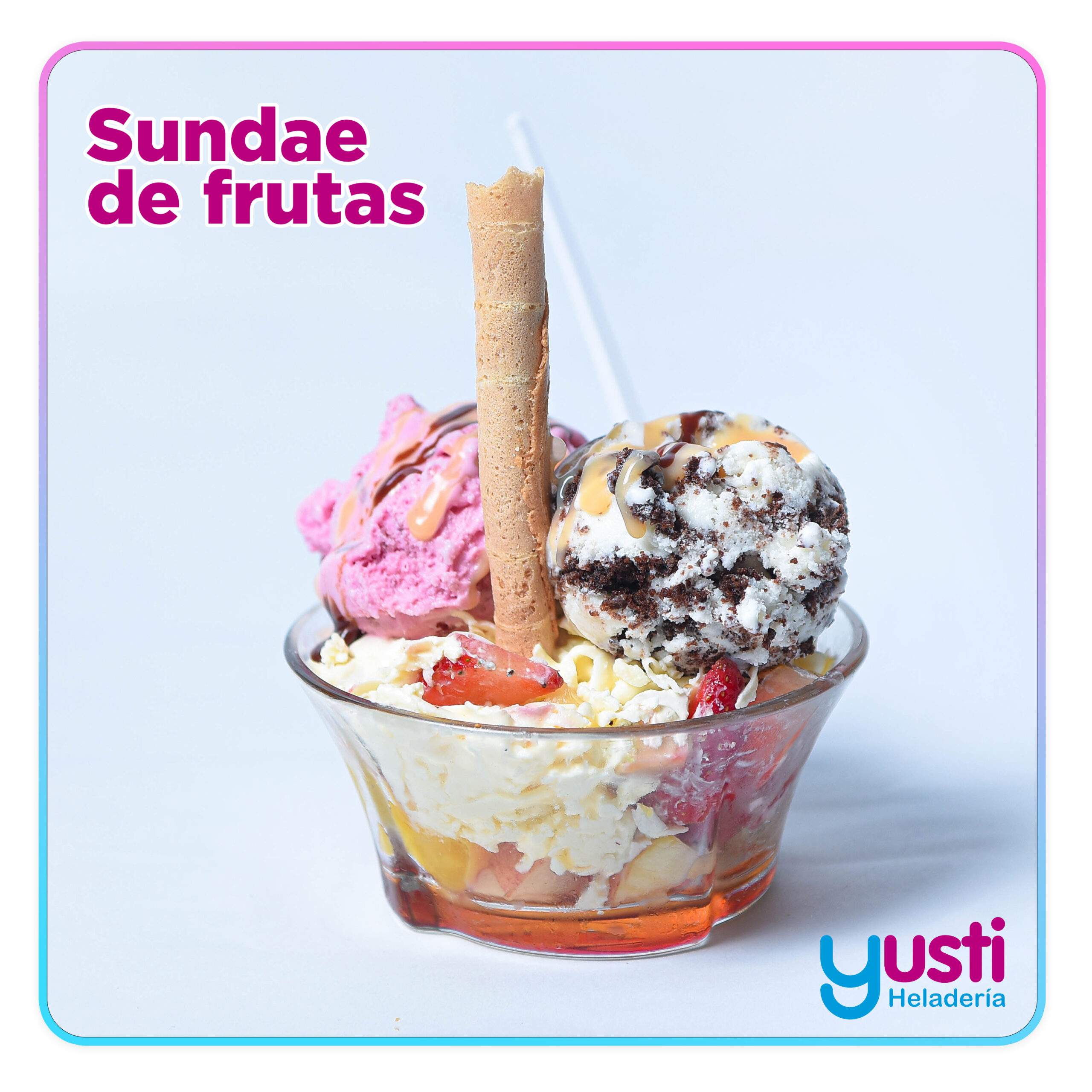 Sundae de frutas